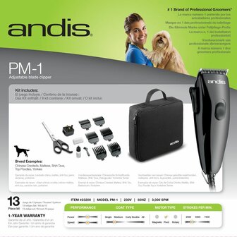 Set de cortapelos Andis modelo Pivot PM-1.0
