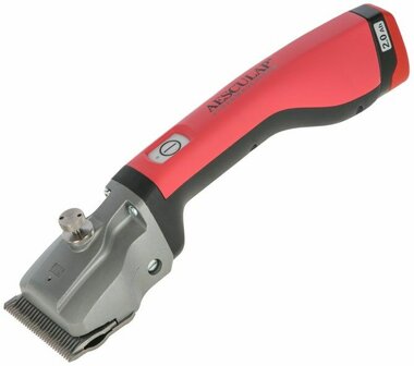 Cortapelos Aesculap Bonum con bater&iacute;a para caballos rojo GT654 (cuchillas GT502/GT505)