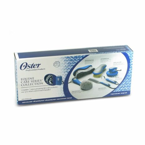 Set de regalo Oster – Juego de 7 cepillos para caballos